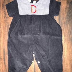 Kids Black Romper